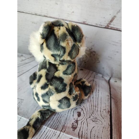 The Petting Zoo 1994 Plush Gray Spotted Leopard Stuffed Animal Toy Cat Cheetah - Picture 5 of 8